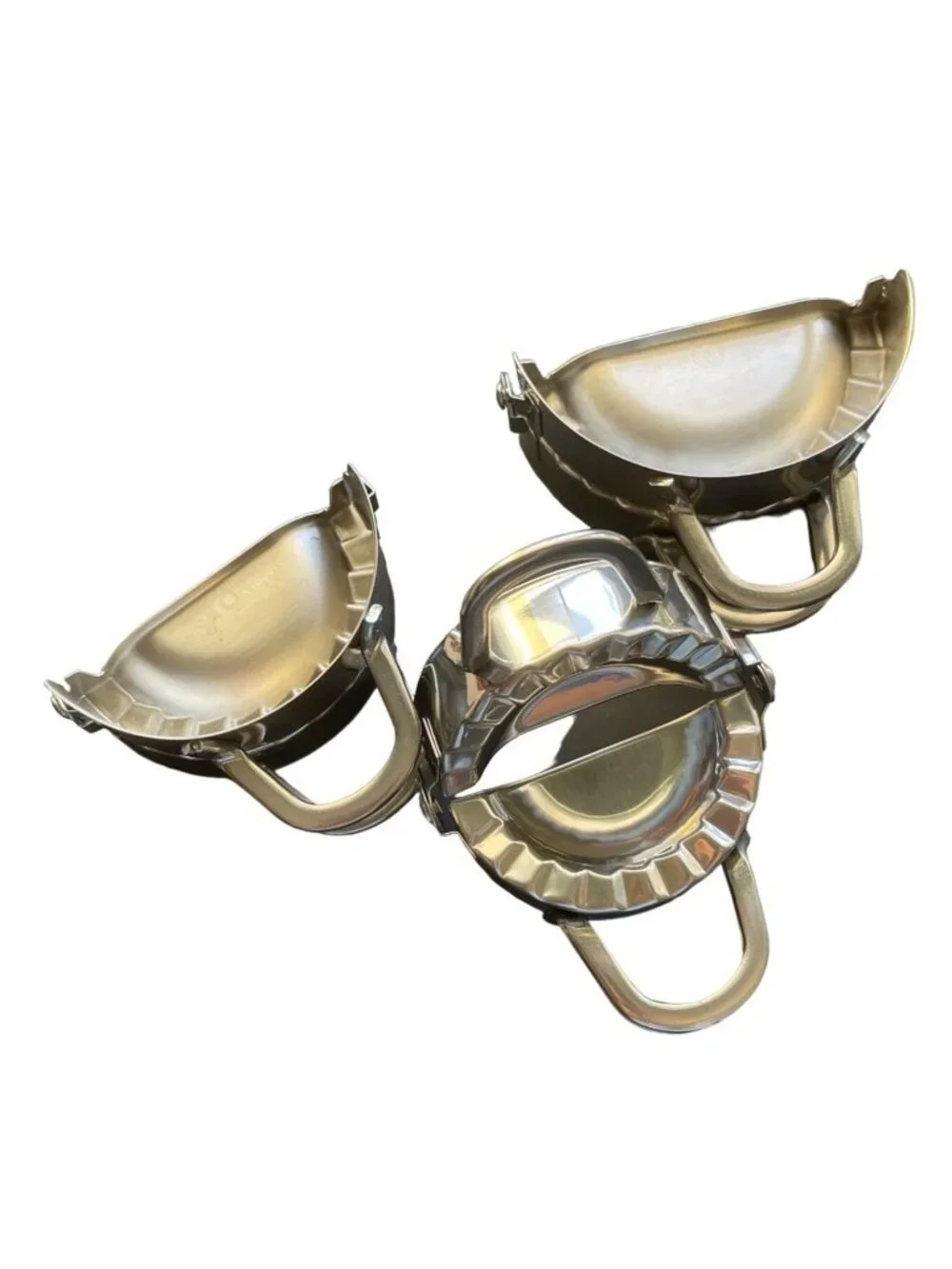 Ming Tsai 3 Piece Dumpling Maker Set by Simply Ming Metal NEW